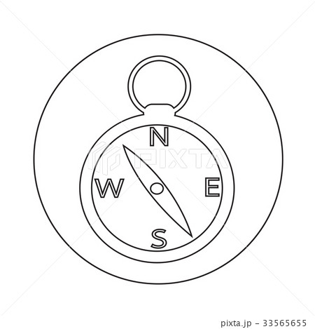 compass icon illustration design 33565655