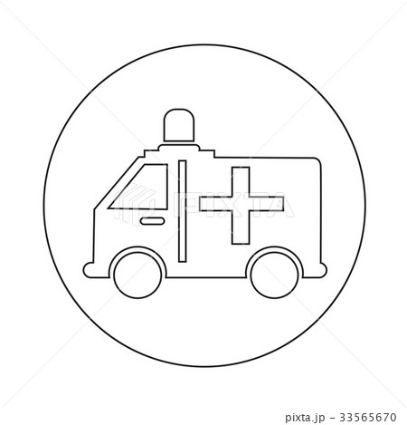 ambulance car icon illustration design 33565670