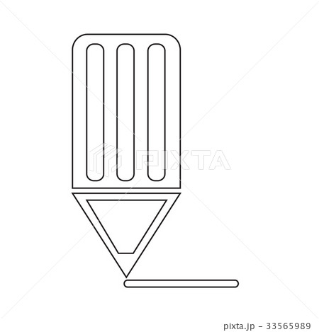 Pencil icon illustration design 33565989