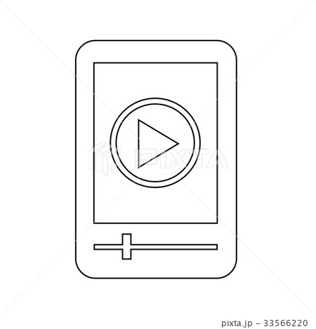 MP3 player icon illustration design 33566220