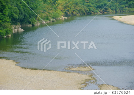 川の風景（シラサギ） 33576624