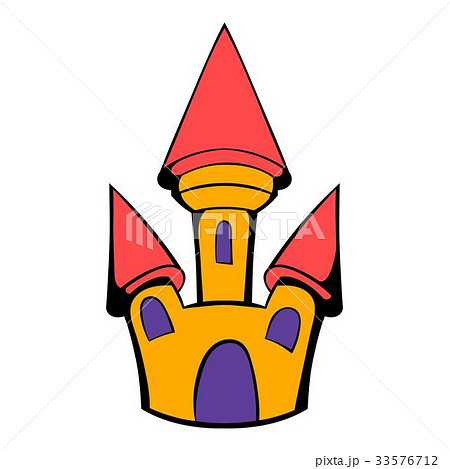 Castle icon cartoon 33576712