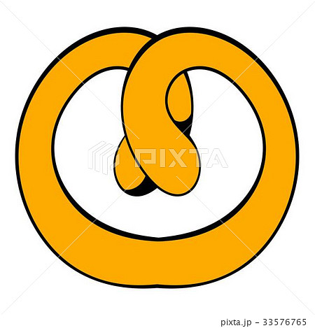 Pretzel icon cartoon Pretzel icon cartoon 33576765