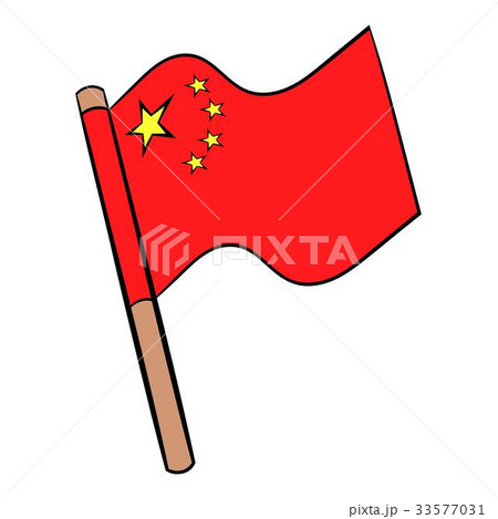 Flag of China icon cartoon 33577031