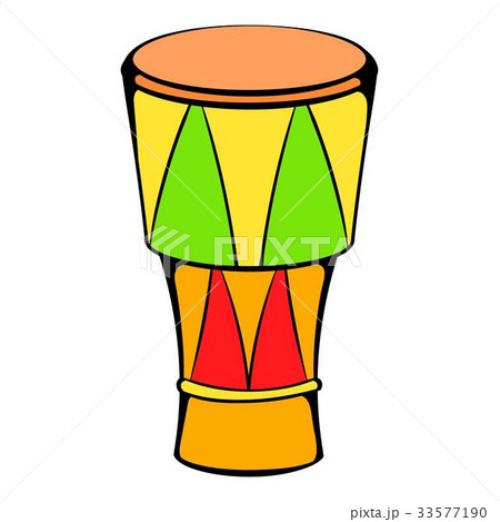 Atabaque musical instrument icon cartoonのイラスト素材 [33577190] - PIXTA