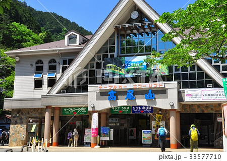 高尾山ケーブルカー駅とリフト乗り場全景 高尾山ケーブルカー駅とリフト乗り場全景 33577710