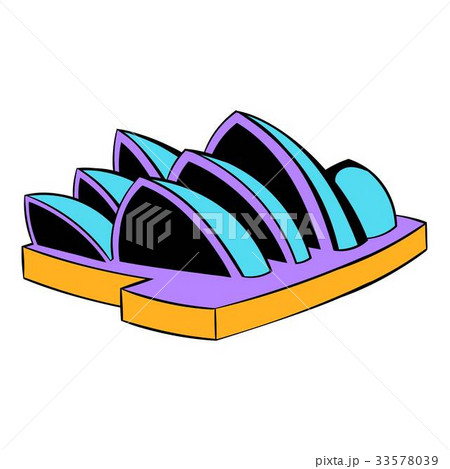 Sydney Opera House icon cartoon Sydney Opera House icon cartoon 33578039