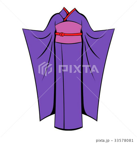 Japanese kimono icon cartoon 33578081