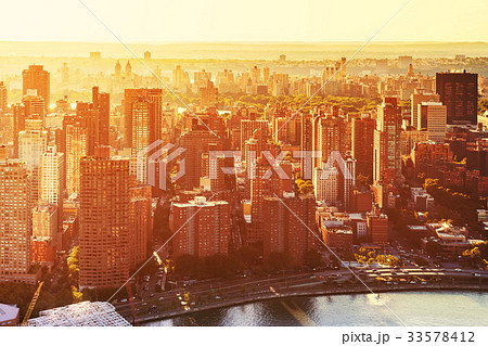 Aerial view of lower Manhattan NYC Aerial view of lower Manhattan NYC 33578412