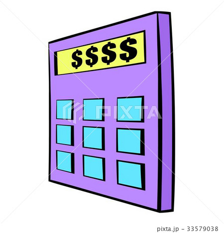 Calculator icon cartoon Calculator icon cartoon 33579038