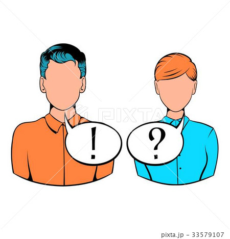 Businesswoman and businessman icon cartoon 33579107