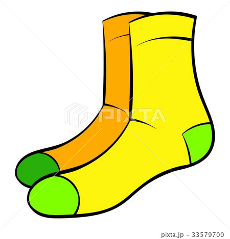 Men socks icon cartoon 33579700