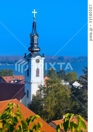 Zemun, with church tower in Belgrade Zemun, with church tower in Belgrade 33580507