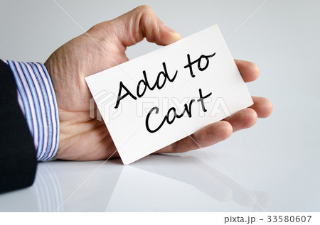 Hand writing Add to cart 33580607