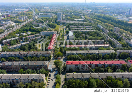 Residential large-panel houses. Tyumen. Russia 33581976