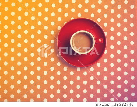 cup of coffee on speckled background. cup of coffee on speckled background. 33582746