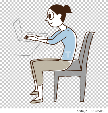 猫背座り 33585030