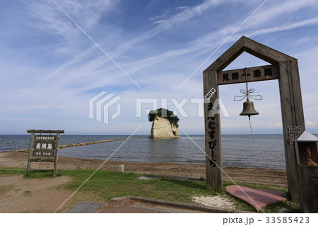 能登半島 見附島 能登半島 見附島 33585423