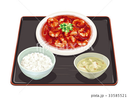 エビチリ定食 33585521