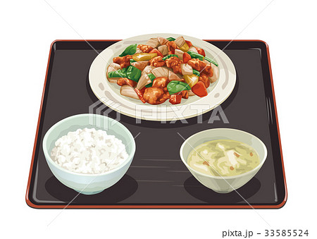 酢豚定食 33585524