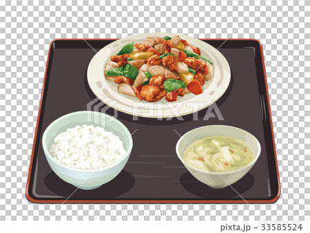 酢豚定食 33585524