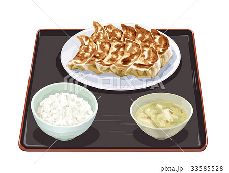 餃子定食 33585528
