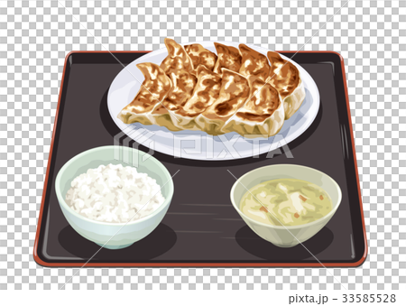 餃子定食 33585528
