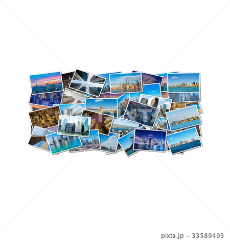 Punctuation mark made of new york photos 33589493