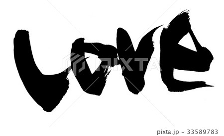 筆文字　LOVE　プロモーション　イラスト 33589783