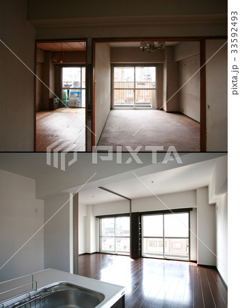 リフォームのビフォーアフター組写真 リフォームのビフォーアフター組写真 33592493