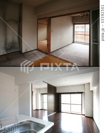 リフォームのビフォーアフター組写真 33592501