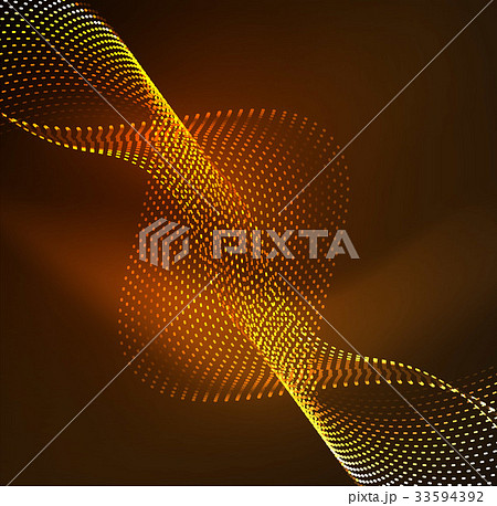 Vector wave particles background Vector wave particles background 33594392