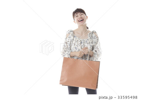 買い物イメージの女性 33595498