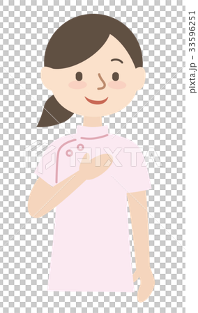 女性白色外套粉紅色 女性白色外套粉紅色 33596251