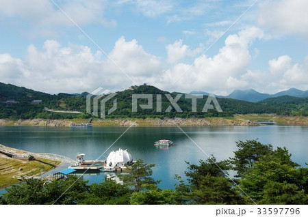 忠清北道 忠州市 忠州湖 33597796