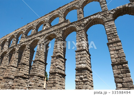 セゴビア 水路 スペインの 33598494