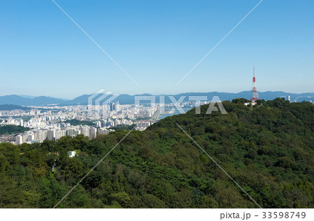 南山 ソウル 送信塔 33598749