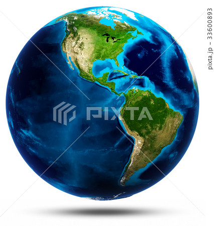 Planet Earth white isolated Planet Earth white isolated 33600893