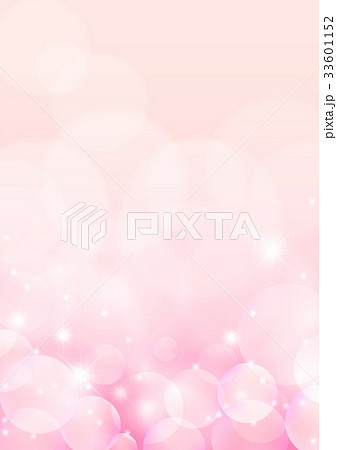 ピンク色シャボン玉背景のイラスト素材