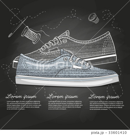 Fashion vector sketch womens shoes. Fashion vector sketch womens shoes. 33601410