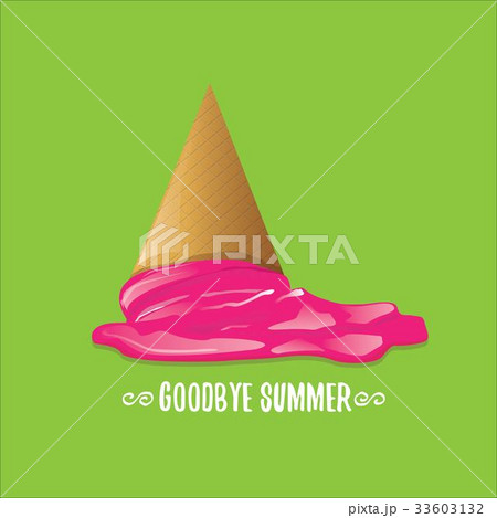 vector goodbye summer concept illustration 33603132