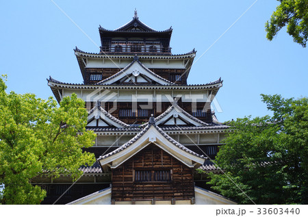広島城の天守 33603440