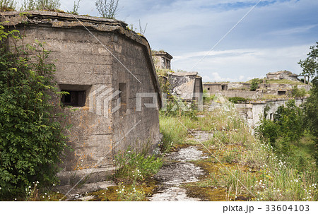 Old abandoned bunkers system as a fortification 33604103