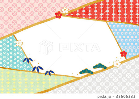 年賀状テンプレート（戌年） 33606333