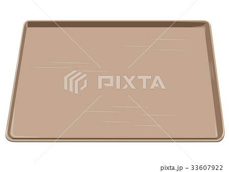 トレー オフホワイト 大のイラスト素材 33607922 Pixta