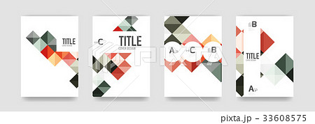 Set of brochure cover templates 33608575