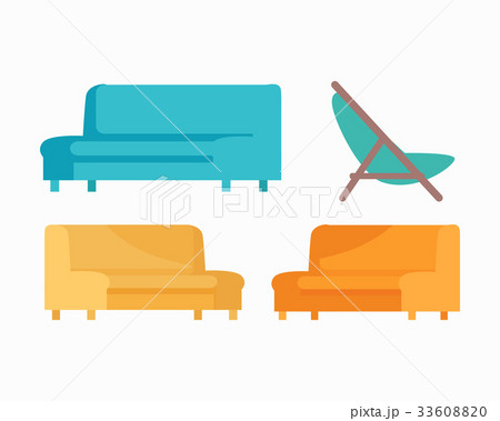 Set of Luxury Sofas and Armchair. For Modern Room 33608820