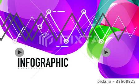 Modern geometric presentation background 33608825