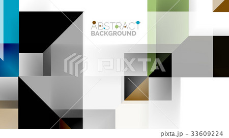 Business presentation geometric template 33609224