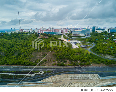 Aerial view of city Aerial view of city 33609555